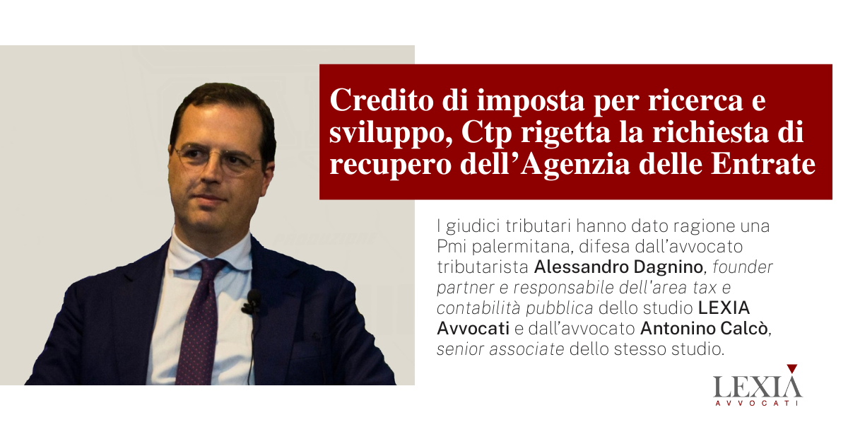 Credito di imposta Ricerca e sviluppo