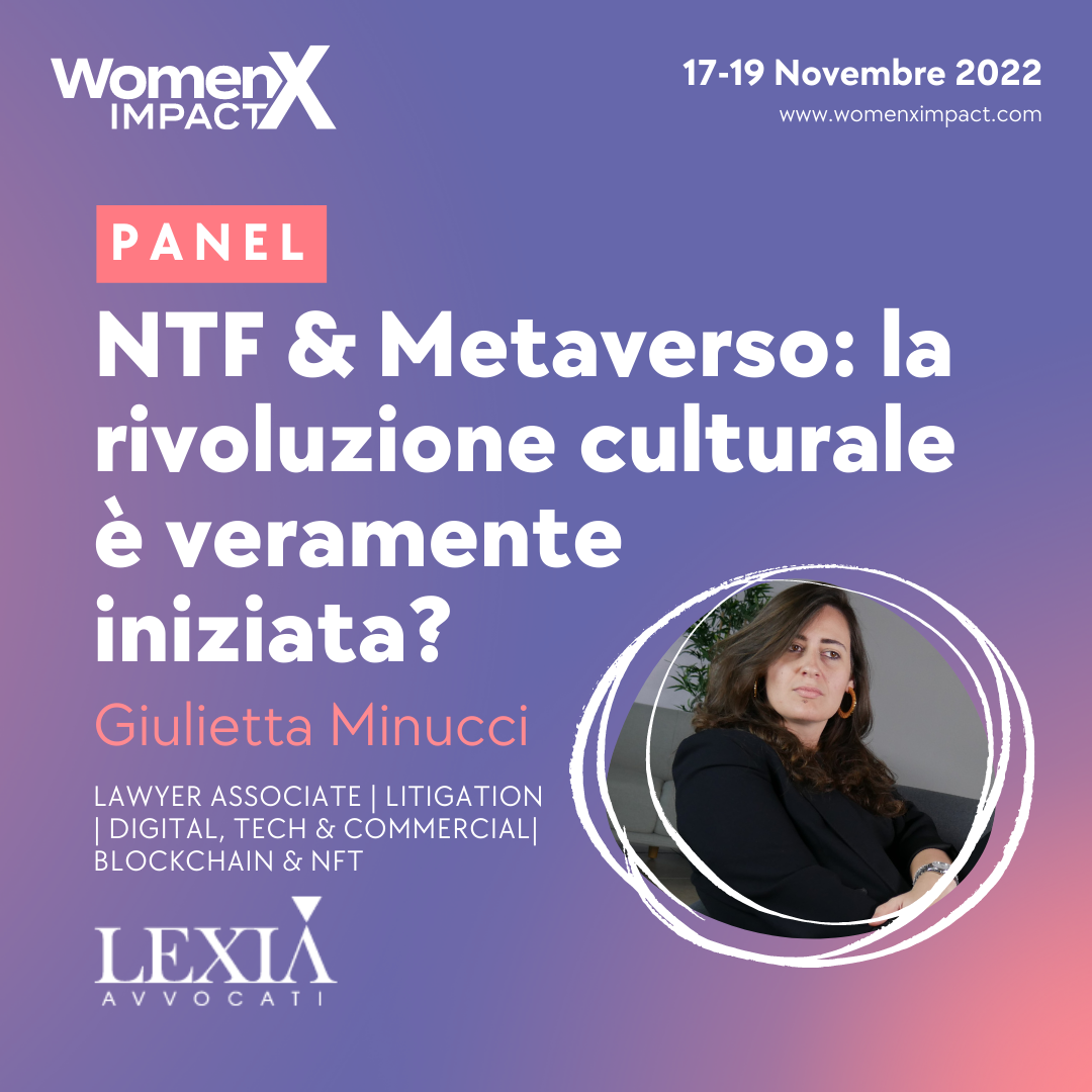 Giulietta Minucci speaker WomenX Impact