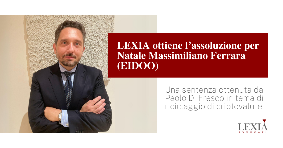 sentenza assoluzione Ferrara Eidoo